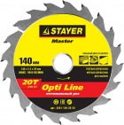Stayer - Диск пильный 140х20мм 20Т оптимальный рез...